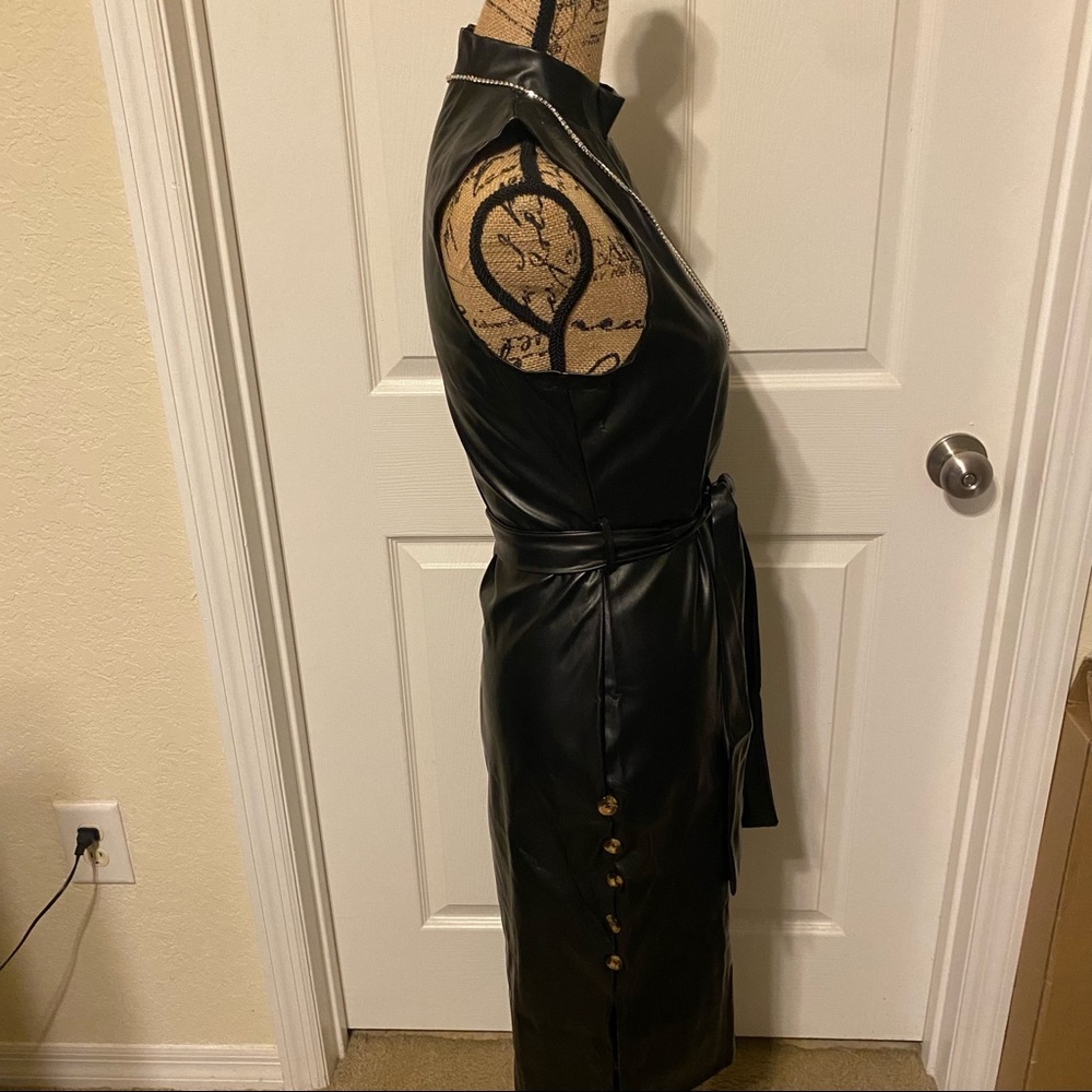 New✨Leather Bodycon Dress✨ - Picture 10 of 10